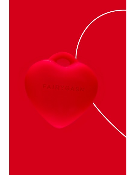 Stimulateur pendentif PleasureStone rouge - FairyGasm