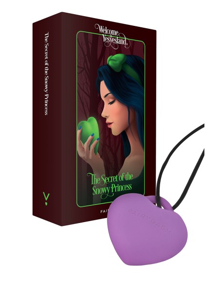 Stimulateur pendentif PleasureStone violet - FairyGasm