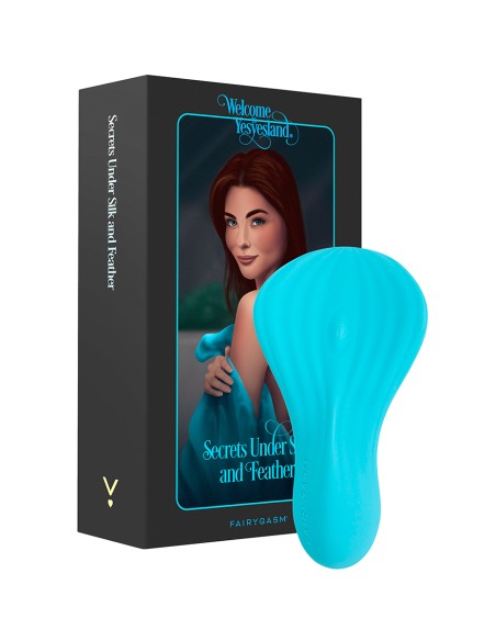 Mini vibro rechargeable SilkenTouch bleu - FairyGasm