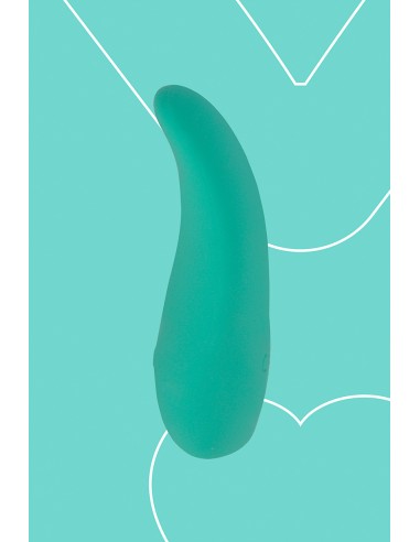 Mini vibro rechargeable ThrillLeaf vert - FairyGasm