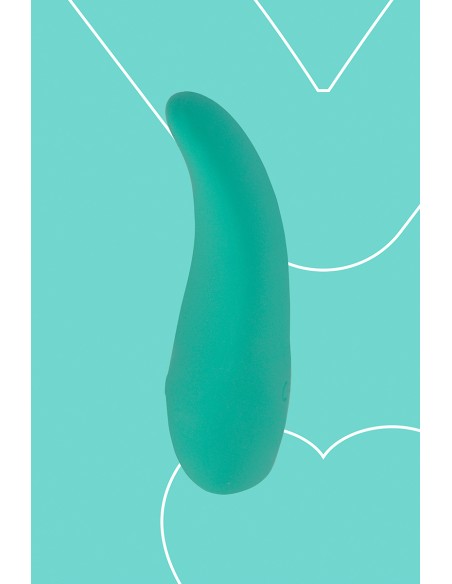 Mini vibro rechargeable ThrillLeaf vert - FairyGasm