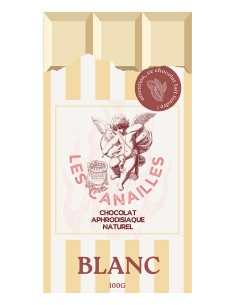 Chocolat blanc - Tablette 100g - Les canailles