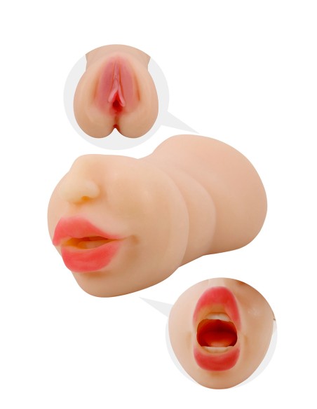 Masturbateur réaliste Zoey bouche et vagin