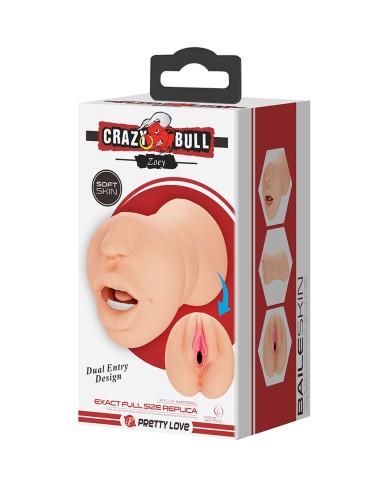 Masturbateur réaliste Zoey bouche et vagin