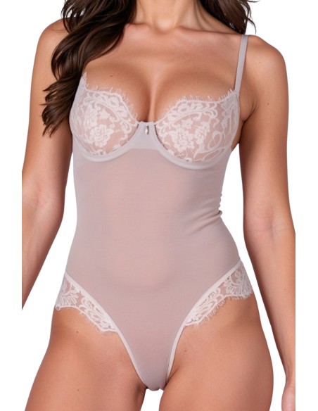 Body gris pâle Zovel - Passion