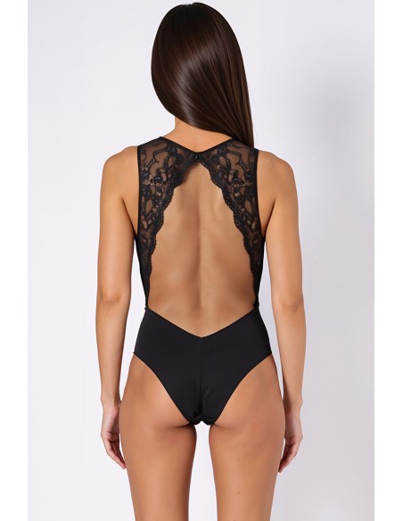 Body noir Evalie - Passion