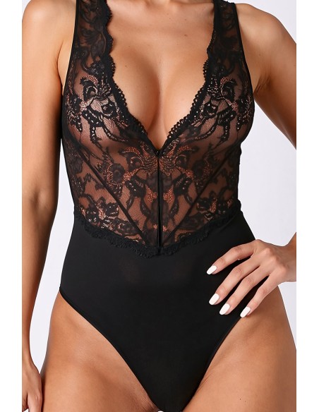 Body noir Evalie - Passion