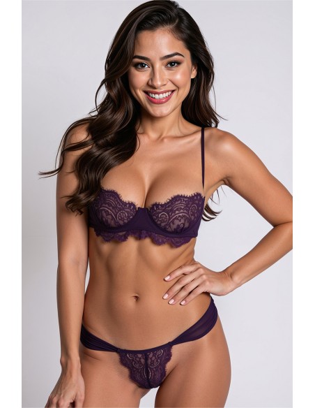 Ensemble deux pièces violet Tivolea - Passion