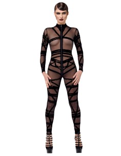 Combinaison floquée Bondesque F357 - Noir Handmade