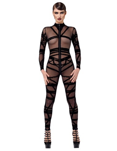 Combinaison floquée Bondesque F357 - Noir Handmade