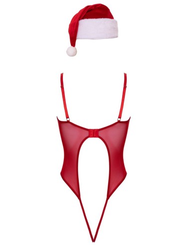 Ensemble body et bonnet de noel - Cottelli Lingerie