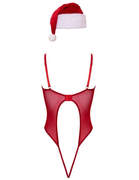 Ensemble body et bonnet de noel - Cottelli Lingerie