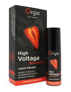 Gel d'excitation High Voltage Liquid Vibrator Fraise - Orgie 2
