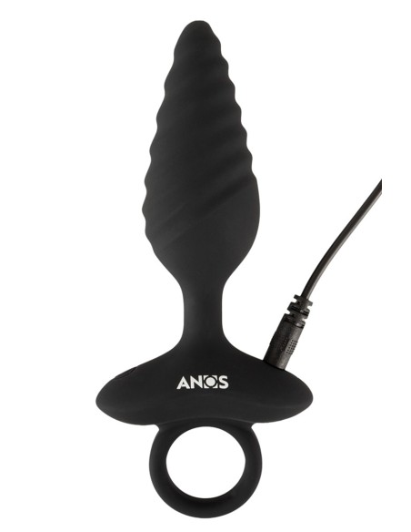 Plug vibrant flexible avec Design en spirale - Anos