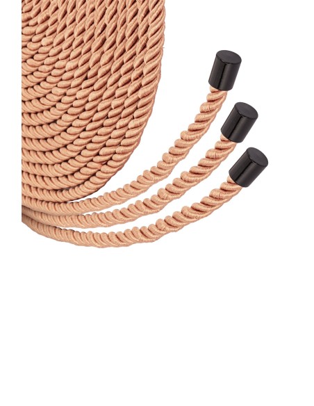 Coffret 3 cordes de bondage Premium - Rosy Gold