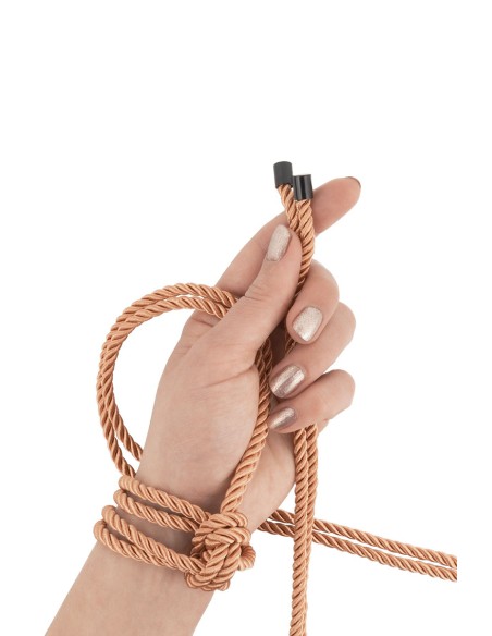 Coffret 3 cordes de bondage Premium - Rosy Gold