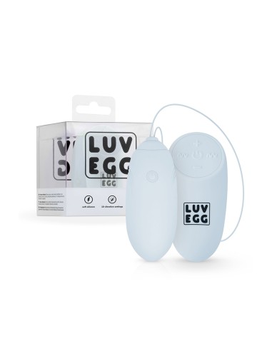 Oeuf vibrant télécommandé bleu - LUV EGG