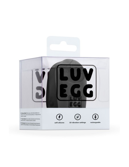 Oeuf vibrant télécommandé noir - LUV EGG