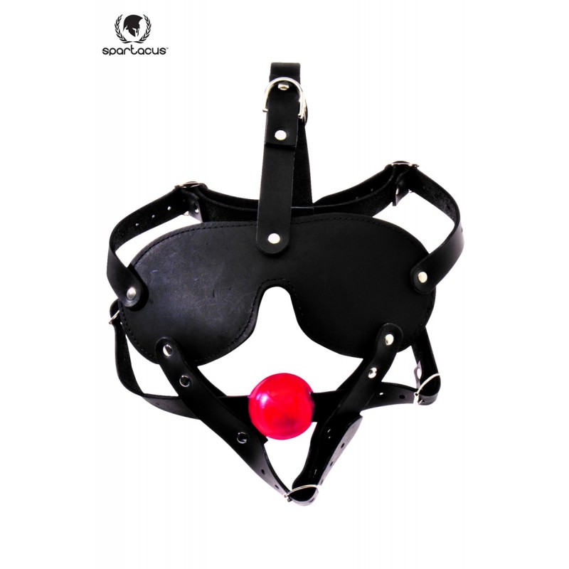 Masque harnais Black Fur Line