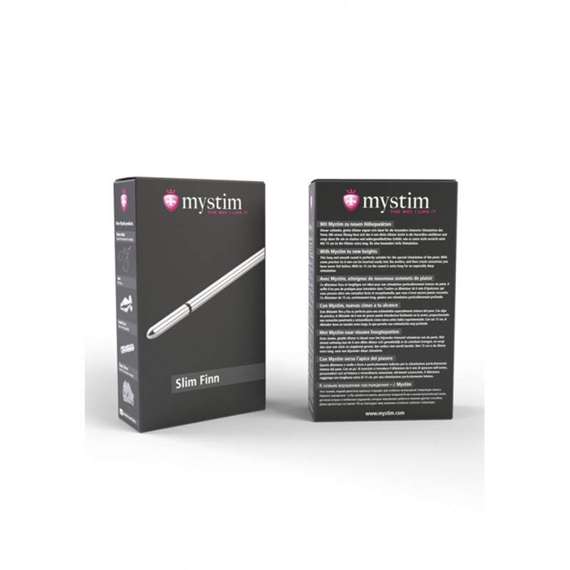 Sonde urétrale électro-stimulation Slim Finn - Mystim Sonde urétrale électro-stimulation Slim Finn - Mystim