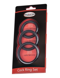 Set 3 CockRings silicone - Malesation 2