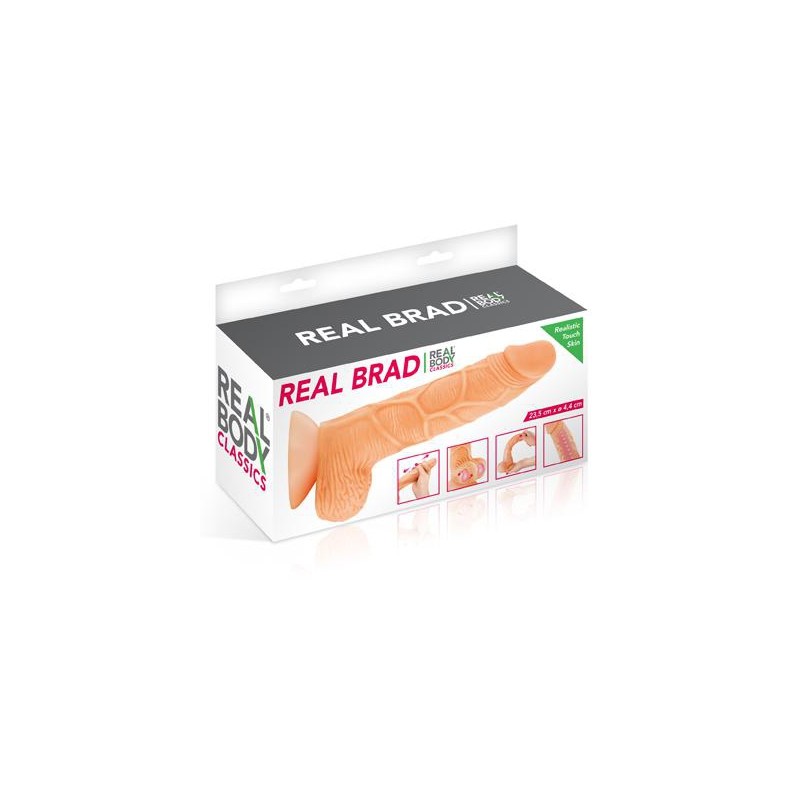 Gode ultra-réaliste 21 cm - Real Brad Gode ultra-réaliste 21 cm - Real Brad