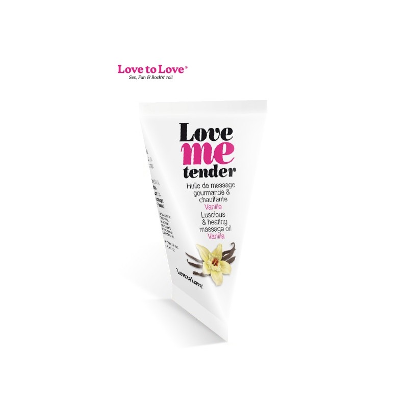 Berlingot huile massage comestible Love me Tender