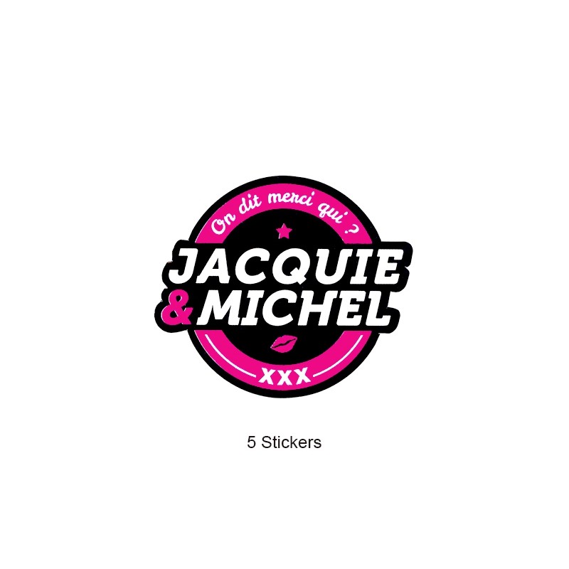 Pack 5 stickers J&M n°2