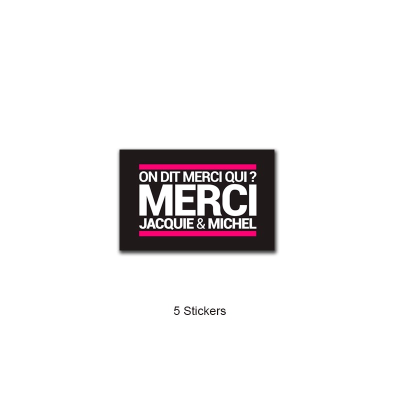 Pack 5 stickers J&M n°4