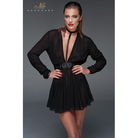 Minirobe choker en mousseline F150 Minirobe choker en mousseline F150