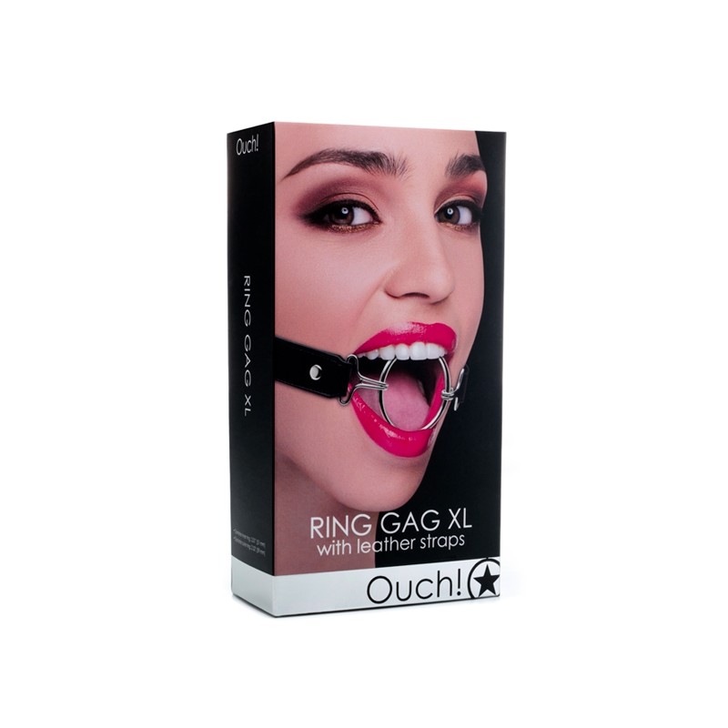 Baillon BDSM Ring Gag XL - Ouch! Baillon BDSM Ring Gag XL - Ouch!