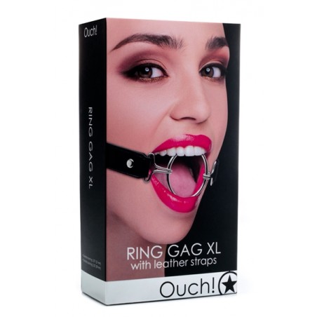 Baillon BDSM Ring Gag XL - Ouch! Baillon BDSM Ring Gag XL - Ouch!
