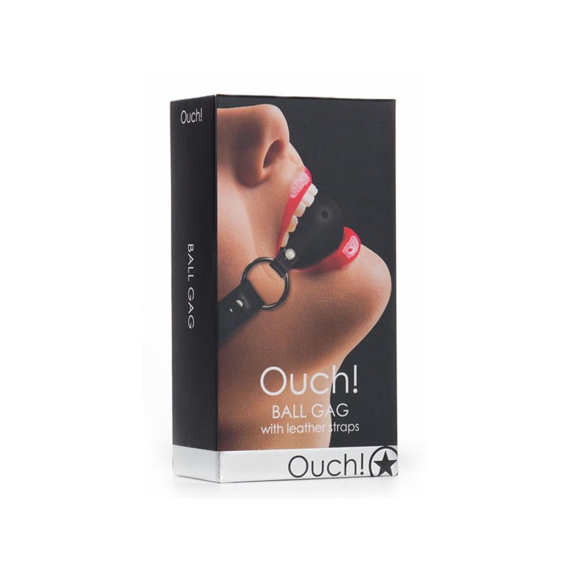 Gag Ball noir - Ouch!  Gag Ball noir - Ouch!