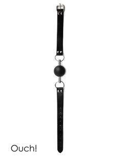 Solid Ball Gag - Black 2