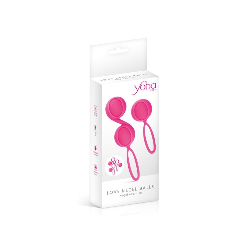 Kit 2 boules de Geisha Yoba - rose