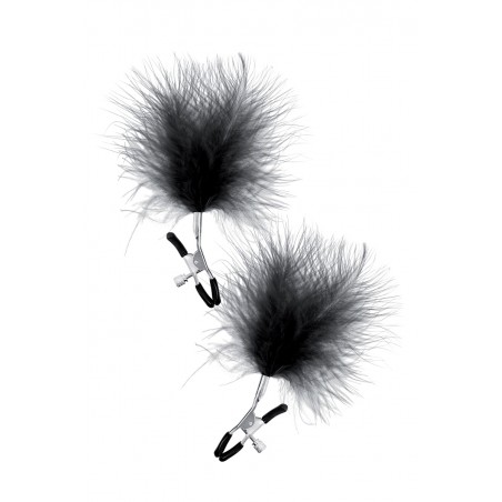 Pinces à seins plumeau - noir Pinces à seins plumeau - noir