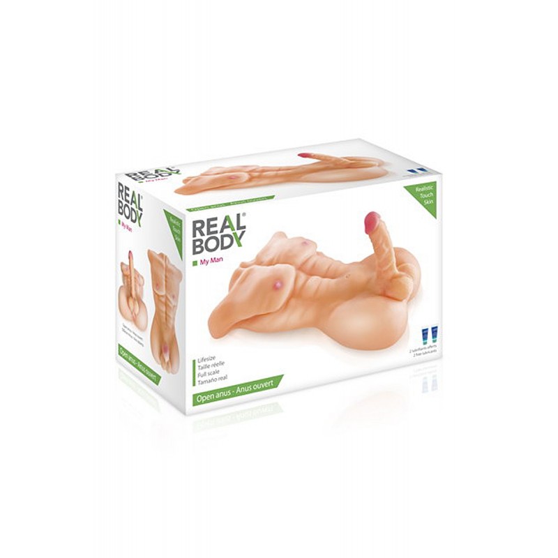 Buste homme réaliste en érection Buste homme réaliste en érection