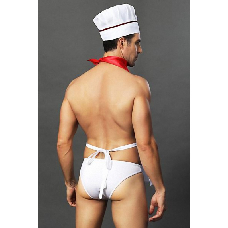 Tenue de cuisinier sexy - 4 pièces Tenue de cuisinier sexy - 4 pièces