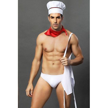 Tenue de cuisinier sexy - 4 pièces Tenue de cuisinier sexy - 4 pièces