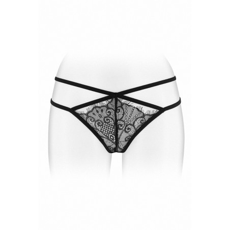 String ouvert Mylene - noir String ouvert Mylene - noir