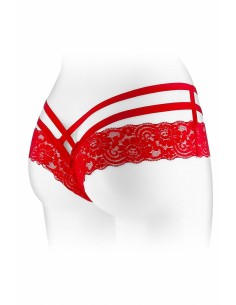 Tanga ouvert Anne - rouge 2