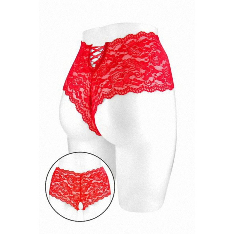 Boxer ouvert Julia - rouge