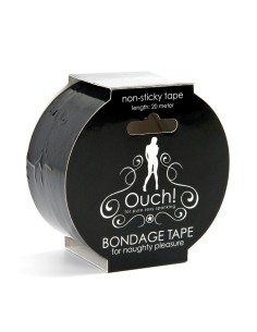 Ruban de bondage 20 m - noir 2