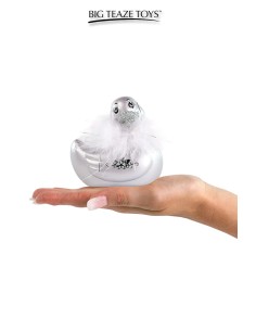 Mini canard vibrant Duckie Paris - argenté 2