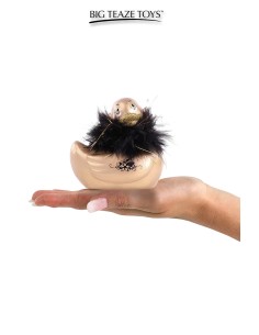 Mini canard vibrant Duckie Paris - doré 2