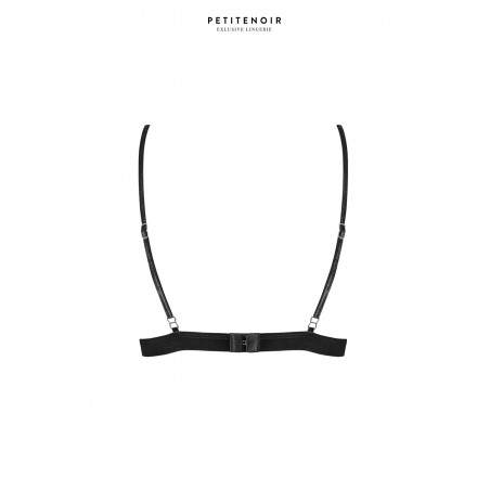 Soutien-gorge triangle dentelle et velours Soutien-gorge triangle dentelle et velours