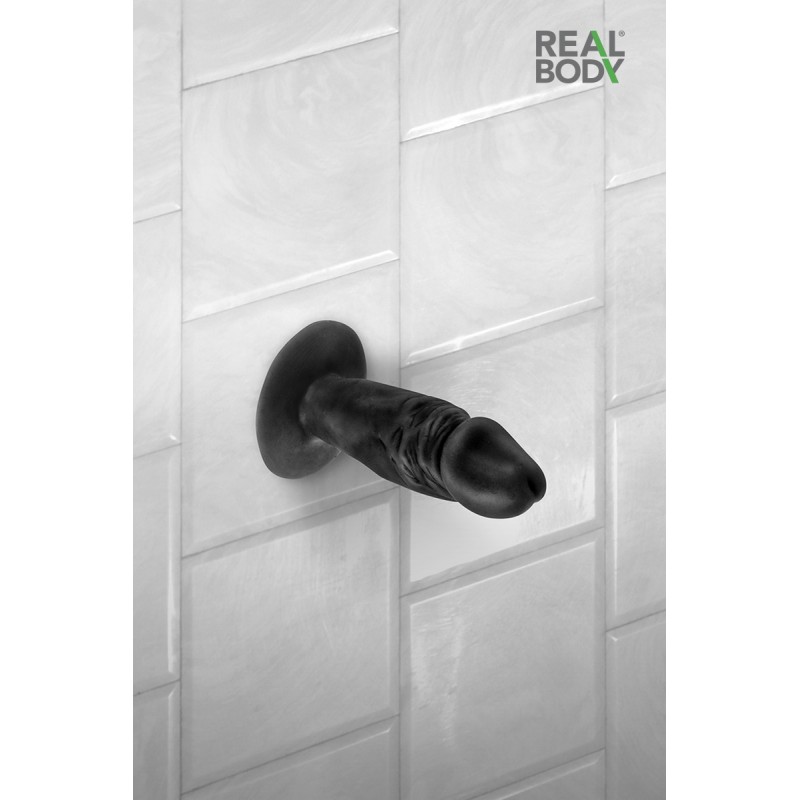 Plug anal réaliste noir 11 cm - Real Tim Plug anal réaliste noir 11 cm - Real Tim