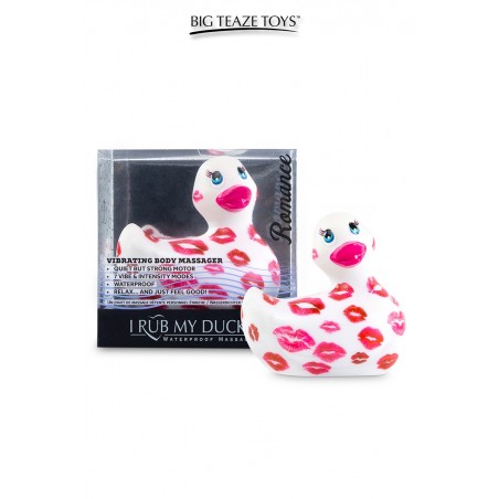 Mini canard vibrant Romance blanc et rose Mini canard vibrant Romance blanc et rose