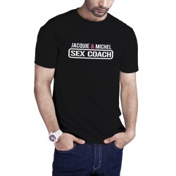 T-shirt Sex Coach noir - Jacquie et Michel