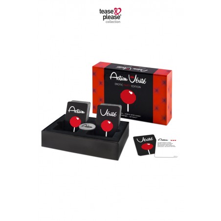 Jeu coquin Action ou Vérité Erotic Party Edition Jeu coquin Action ou Vérité Erotic Party Edition